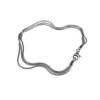 San - Link of joy Vintage/classic 925 Sterling Silver chain rhodium plated, model 63005
