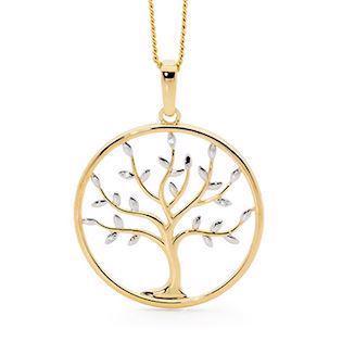 Bee Jewelry Tree of Life 9 ct gold Pendant blank, model 65681