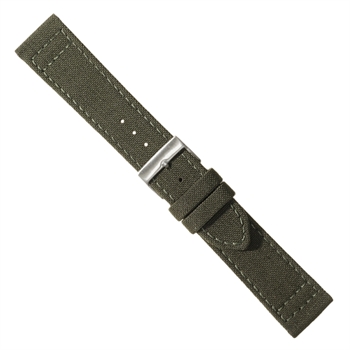 Orange Vintage leather watchstrap