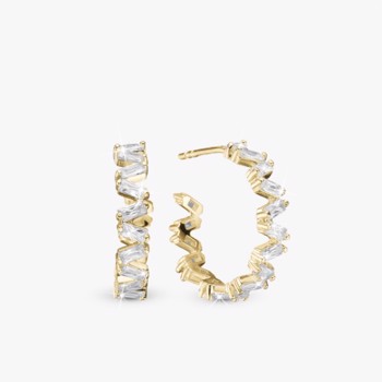 Christina Jewelry Twist & Shine Earrings, model 670-G72