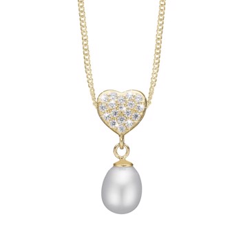 Christina Jewelry Sparkling Heart Pendant, model 680-G122