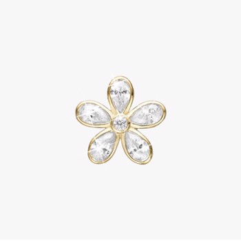 Christina Jewelry Magical White Flower Pendant, model 680-G123