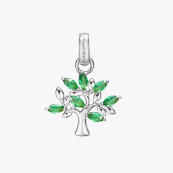 Christina Jewelry Family Tree of Green Life Pendant, model 680-S119