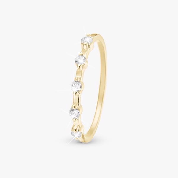 Christina Jewelry Golden charm Fingerrings, model 1.17.B