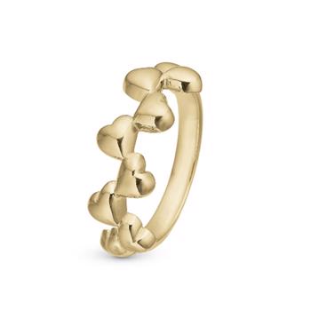 Christina Jewelry Golden charm Fingerrings, model 9.2.B