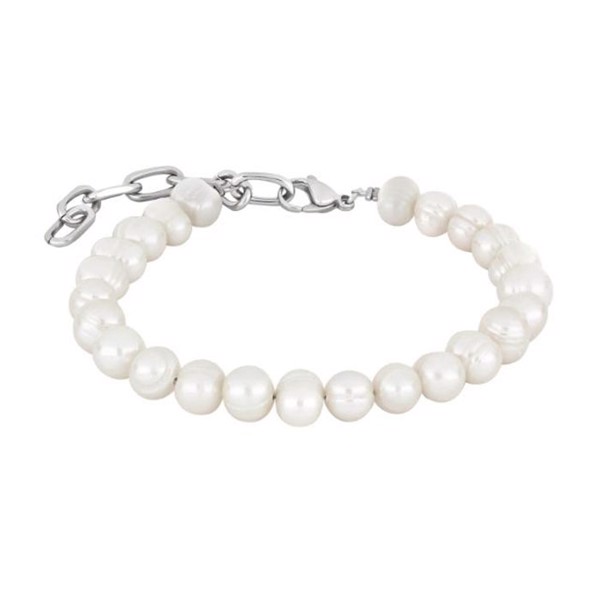 Son of Noa\'s Bracelet with freshwater pearls and steel