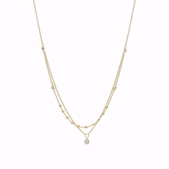 Guld & Sølv design Necklace, model 81001/45/F