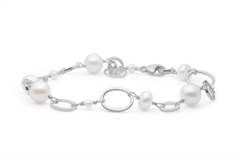 ss bracelet - white pearl-01 or aqua blue quartz, london blue topaz, kyanite, blue quartz-56