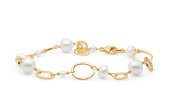 gp bracelet - white pearl-01 or aqua blue quartz, london blue topaz, kyanite, blue quartz-56