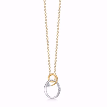 Guld & Sølv design Necklace, model 8394/7