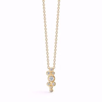 Guld & Sølv design Necklace, model 8401/7