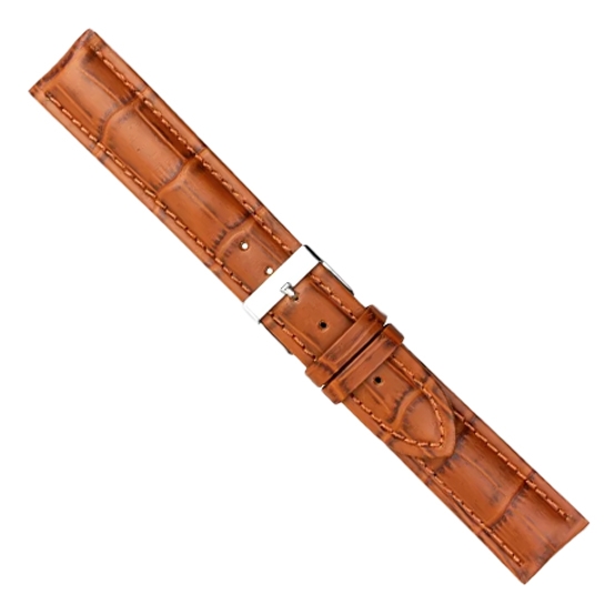 Cognac Lizard watchstrap