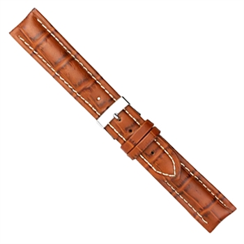 Cognac Lizard watchstrap