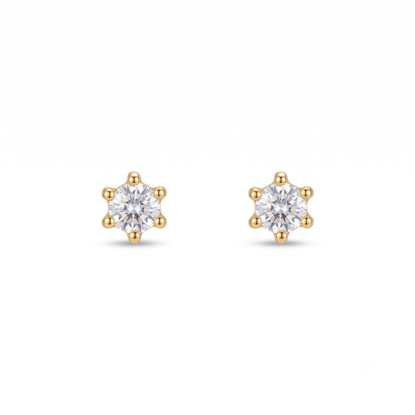 Guld & Sølv design Earring, model 5531-08-RG