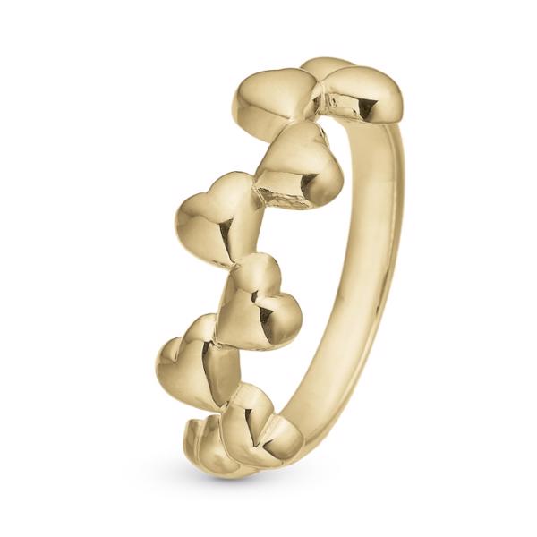 Christina Jewelry Golden charm Fingerrings, model 9.2.B-53