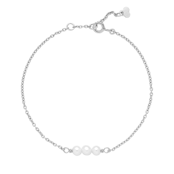 Armbånd med ferskvands perler sterling sølv