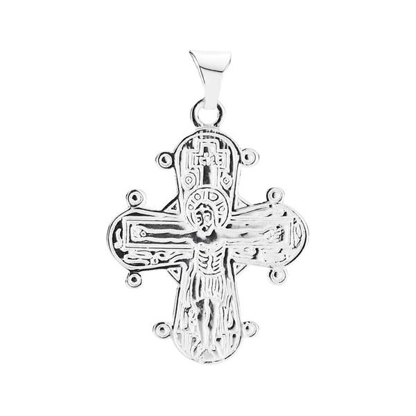 Dagmar Cross pendant sterling silver from Lund of Copenhagen, with smooth back