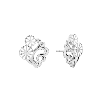 Marguerit Stud Earrings filigree 7,5+5mm 925 ,