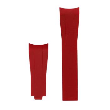 Red Rubber watchstrap - 20 mm