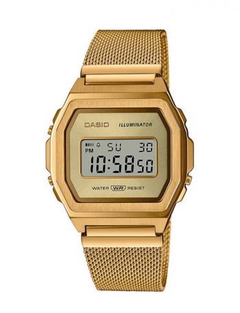 Casio model A1000MG-9EF buy it at your Watch and Jewelery shop