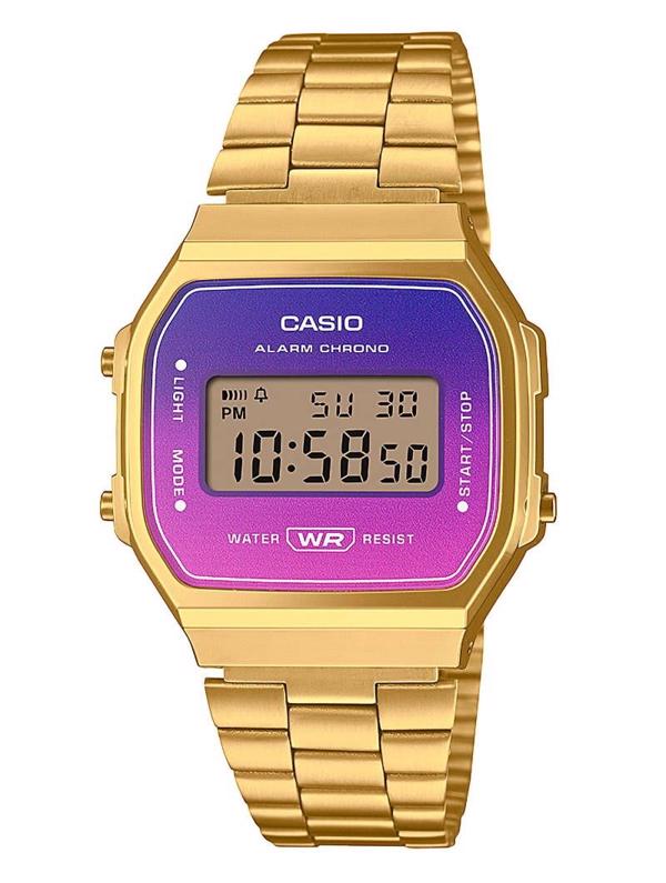 Casio model A168WERG-2AEF buy it at your Watch and Jewelery shop