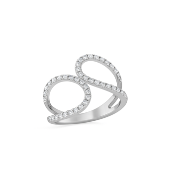 Nuran Ring , with a total of 0,56 ct diamonds Wesselton SI