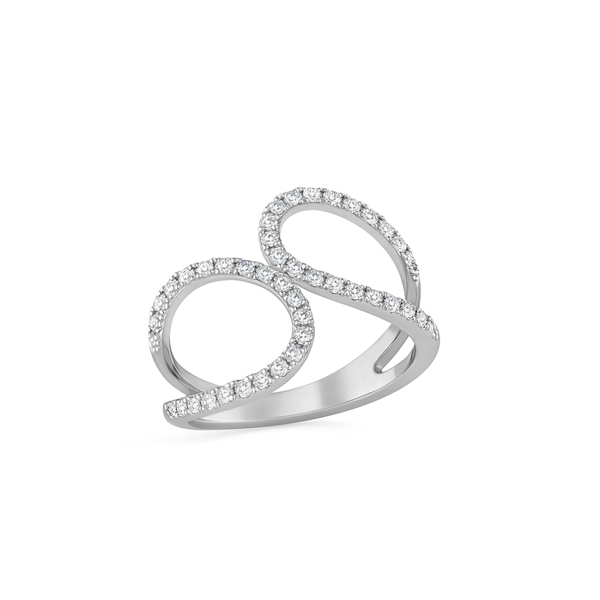 Nuran Ring , with a total of 0,56 ct diamonds Wesselton SI