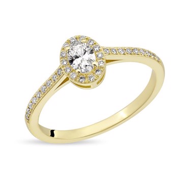 Nuran Ring , with a total of 0,41 ct diamonds Wesselton SI