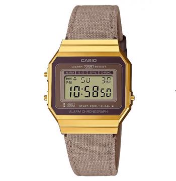 Casio model A700WEGL-5AEF buy it at your Watch and Jewelery shop