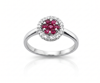 Houmann Margherita Ring, with 0,30 ct &  0,14 ct