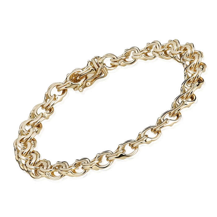 14k gold Bismarck link cheapest Bracelet