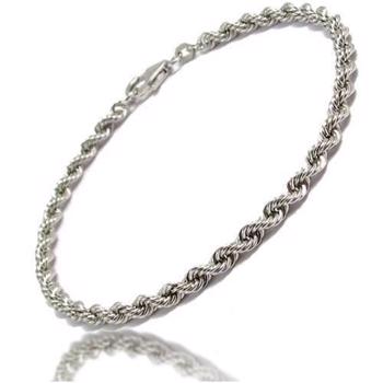 Cordel - 14 kt white gold - Available in several widths and lengths