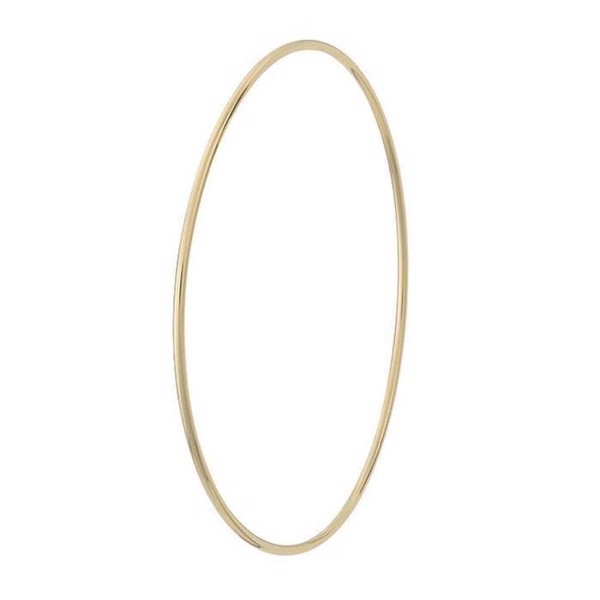 BNH 8 ct gold Bangle, Ø 7,0 cm and 1,8 mm in thickness