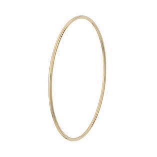 BNH 8 ct gold bangle, Ø 7,0 cm and 2,0 mm in thickness