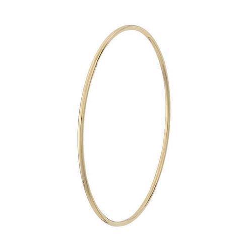 BNH 14 ct gold Bangle, Ø 6,5 cm and 2,0 mm in thickness