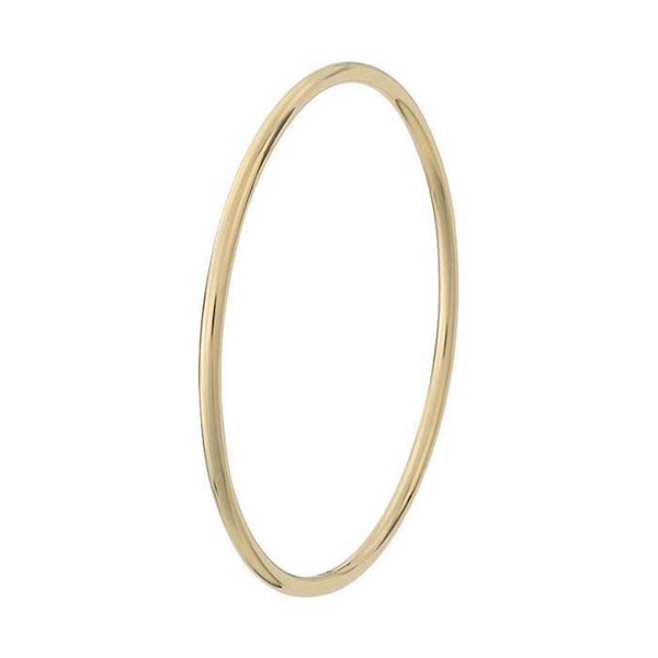 BNH 8 ct gold bangle, Ø 6,0 cm and 3,0 mm in thickness