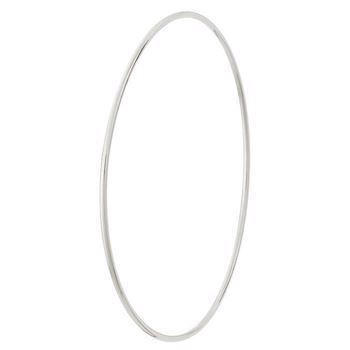 BNH Sterling silver bangle, Ø 6,5 cm and 1,5 mm in thickness