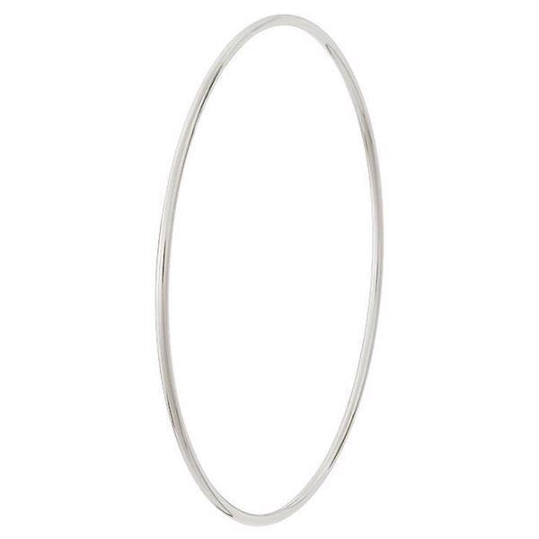 BNH Sterling silver bangle, Ø 6,0 cm and 1,8 mm in thickness