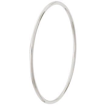 BNH Sterling silver bangle, Ø 6,0 cm and 2,5 mm in thickness