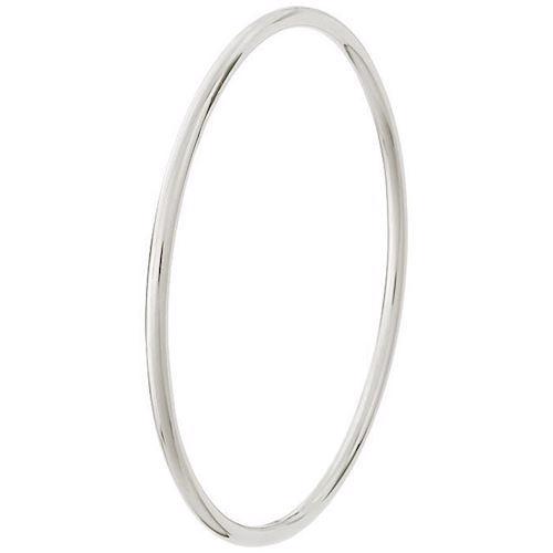BNH Sterling silver bangle, Ø 6,5 cm and 3,0 mm in thickness