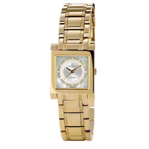 Christina Design London gold watch with genuine diamonds
