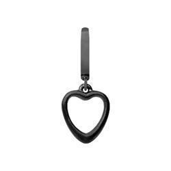 Christina Collect Big Heart black pendant *