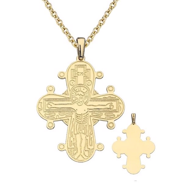 Confirmation: gold-plated "Our Father" sampak