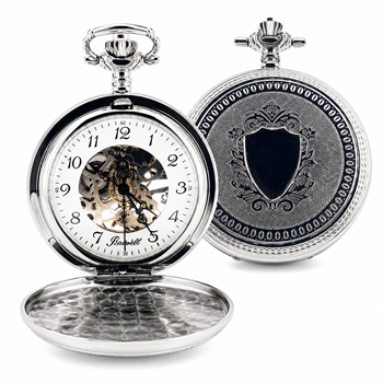 Bonett Pocket Stainless steel Mechanical, pull-out pocket watch from Bonett, 431