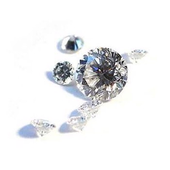 Wesselton VS diamonds mounted in ring, 0,01 - 0,10 carat