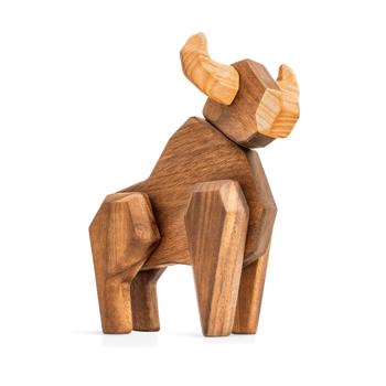 Fablewood Big Bull - Nobel. Strong. Protective. - Wooden figure composed with magnets