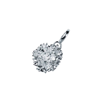 Flora Danica silver parsley charm