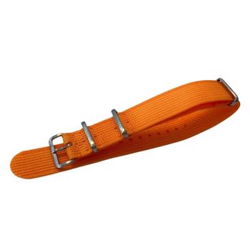 Orange Canvas watchstrap