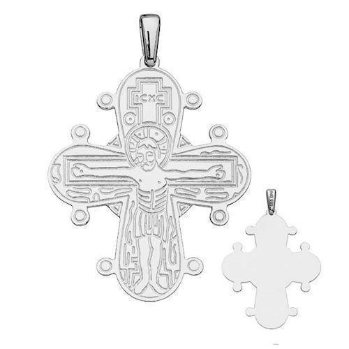 Dagmar Cross in silver, for engraving - 15 x 13 mm