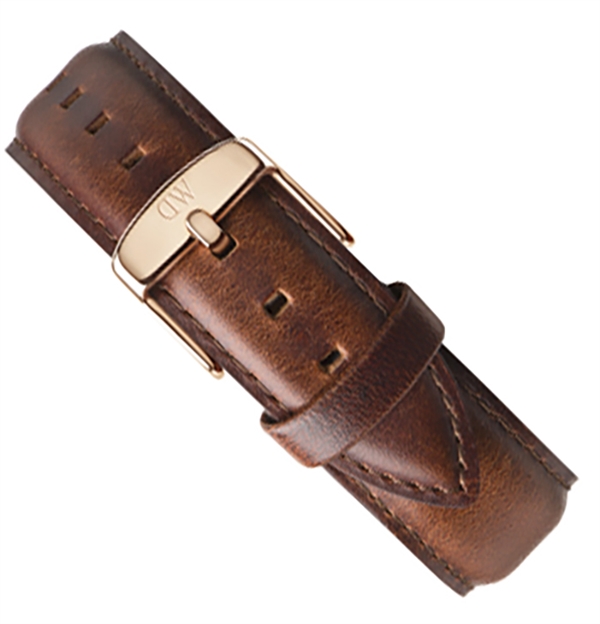 Daniel Wellington Classic St. Mawes 20mm leather strap rose gold